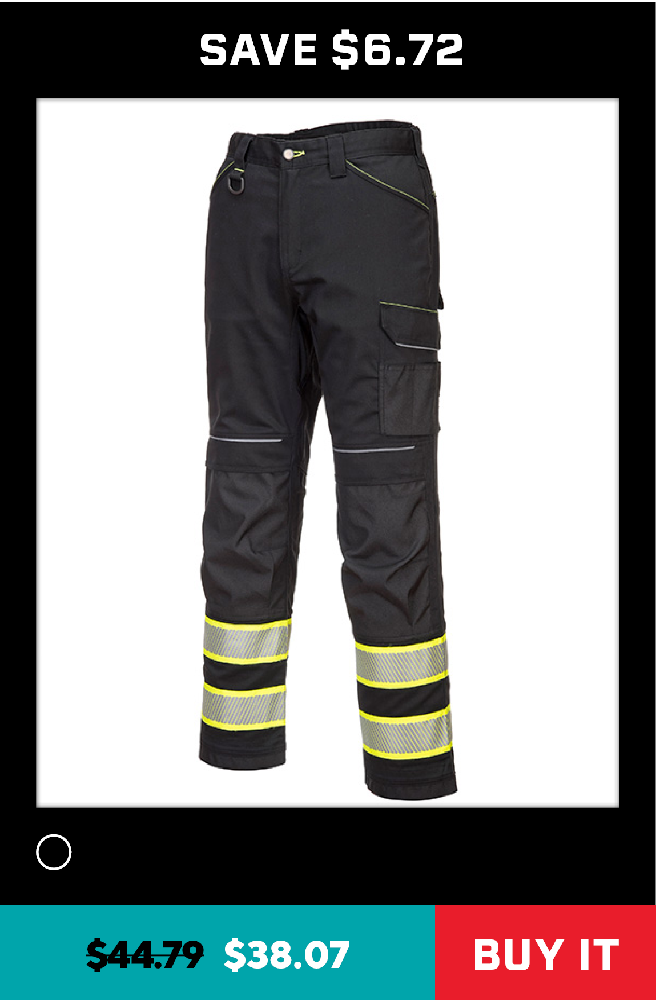 Portwest Iona Plus Black Work Pants